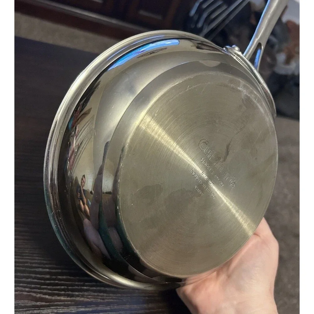 Cuisinart Model #422-20 8in / 20cm Stainless Steel Frying Pan Skillet  NO LID